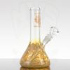 Blowfish Glassworks - Wrap n Rake Beaker - Orange Cream view 3