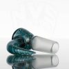 Kai Brown Glass - 14mm Horn Slide - Blue Stardust Turquoise #2 view 4