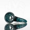 Kai Brown Glass - 14mm Horn Slide - Blue Stardust Turquoise view 3