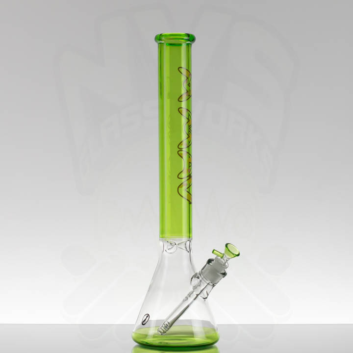 MAV - 18in Full Color Beaker - Ooze - Pineapple Label