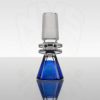 Turtle Time Glass 18mm Slide - Fire Dichro over Cobalt view 4