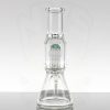 US Tubes 10in Aqua 10arm Beaker - White Logo view 2