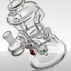 Chubby Glass - 10mm Gill Recycler - Red Dots view 5