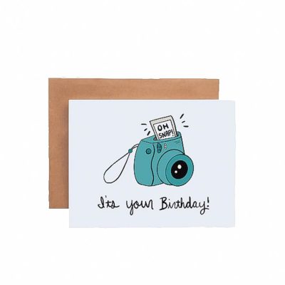 Marigold Press Card - Oh Snap! Birthday