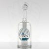 ZOB - Large 8 Arm Bubbler - Blue White Striped Circle *Bubbles* view 1
