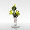 JOP Glass 14mm Chicken Slide - Trans Black & Sunset Slyme (CFL) view 5
