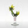 JOP Glass 14mm Chicken Slide - Trans Black & Sunset Slyme (CFL) view 4