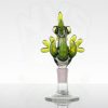 JOP Glass 14mm Chicken Slide - Trans Black & Sunset Slyme (CFL) view 6