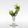 JOP Glass 14mm Chicken Slide - Trans Black & Sunset Slyme (CFL) view 3