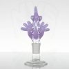 JOP Glass 18mm Chicken Slide - CFL Purple view 3