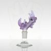 JOP Glass 18mm Chicken Slide - Sandblasted Purple view 1