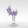 JOP Glass 18mm Chicken Slide - Sandblasted Purple view 5