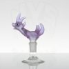 JOP Glass 18mm Chicken Slide - Sandblasted Purple view 4