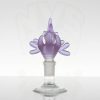 JOP Glass 18mm Chicken Slide - Sandblasted Purple view 3