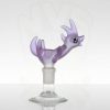 JOP Glass 18mm Chicken Slide - Sandblasted Purple view 2