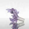 JOP Glass 18mm Chicken Slide - Sandblasted Purple view 7