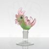JOP Glass 18mm Chicken Slide - Slyme & Pink Lollipop view 1