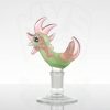 JOP Glass 18mm Chicken Slide - Slyme & Pink Lollipop view 2