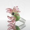 JOP Glass 18mm Chicken Slide - Slyme & Pink Lollipop view 6