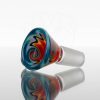 Koji Glass - 14mm Single Hole Slide - Ocean Lava view 2