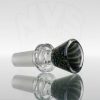 Turtle Time Glass 14mm Slide - Gold Dichro Over Black view 3
