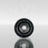 Turtle Time Glass 18mm Slide - Gold Dichro Over Black view 3