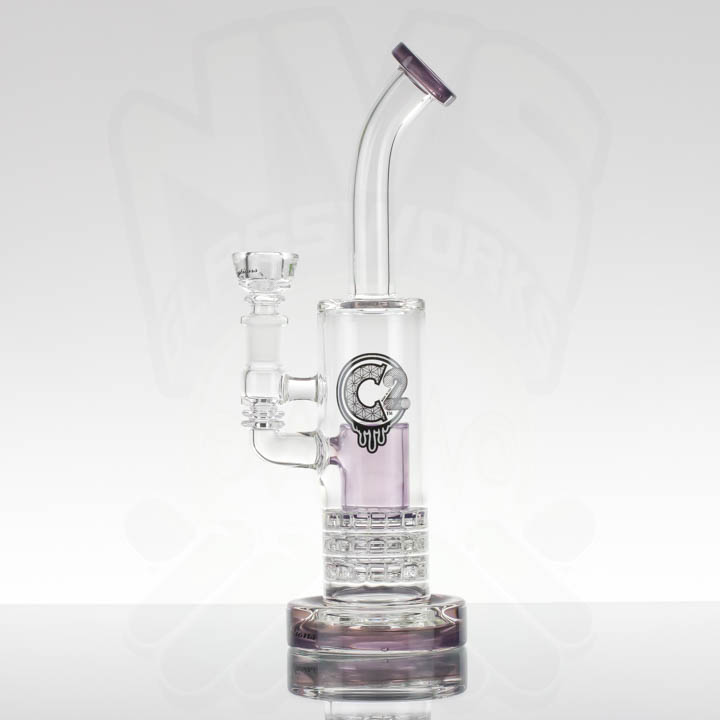 C2 50MM Triple Ratchet Bub 2.0 - Flower of Life - Purple