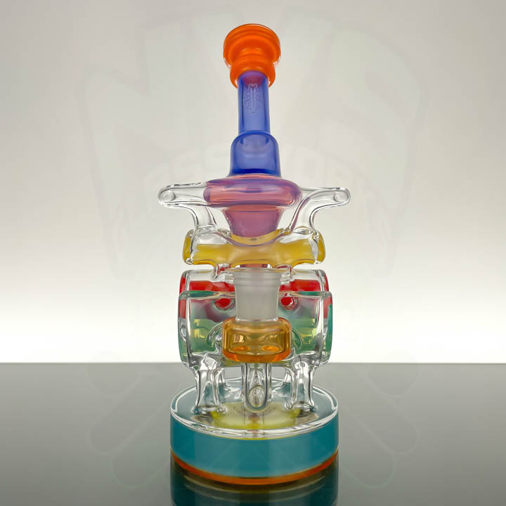 Evol Empire - Bio-Hazard V2 - Star Gazer, Titan V3, Spray Tangie, Trans Orange, Trill. Blue, Blue Stardust over Canary, Poppy, Azul, Prozac Lava