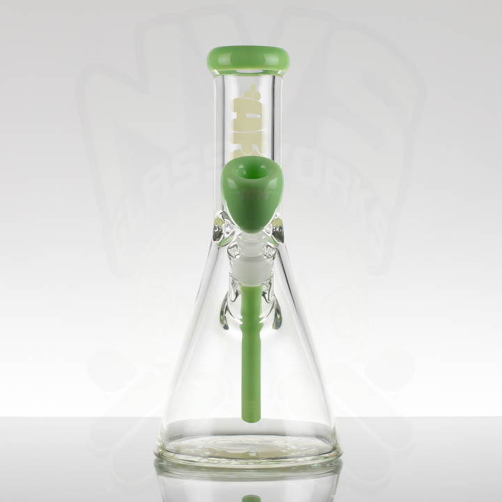 AFM - 12in 9mm Beaker - Slyme - Bubble Logo