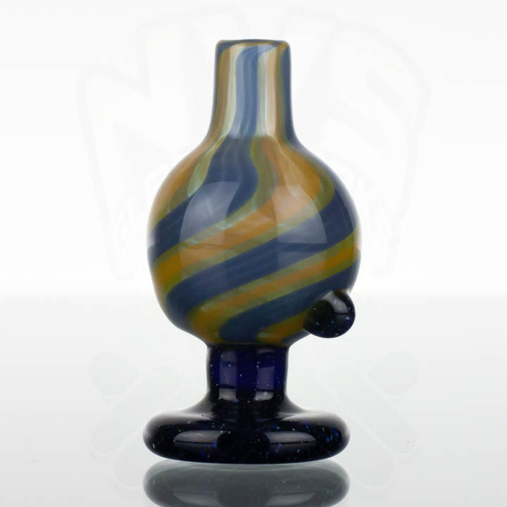 MichaelaKelso Bubble Cap - Periwinkle Yellow Speckled