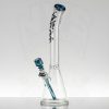 AFM 18in 7mm Bent Neck Beaker - Midnight Blue - Wavy Logo view 3