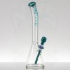 AFM - 18in 7mm Bent Neck Beaker - Teal - Wavy Logo view 5