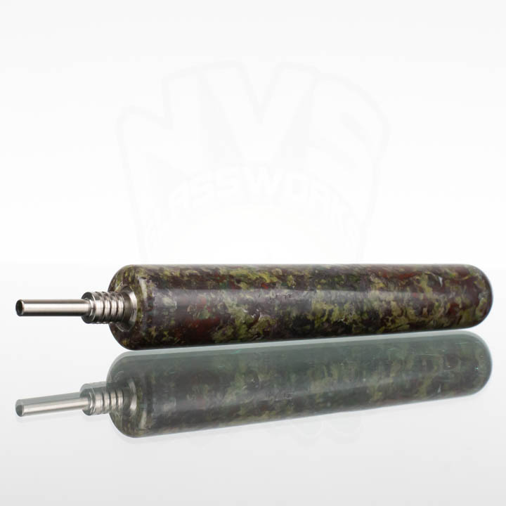 Gemstone Vapor Straw - Titanium Tip - Dragon's Blood