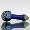 Liberty Glass Spoon - Sacred Skulls - Cobalt view 3