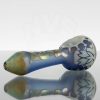 Liberty Glass Wig-Wag Spoon - Geo Tulips - Trans Blue view 6