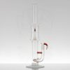 Sovereignty 75mm Grid Dome - Accented Stemline - Pattern Blast - Amber Purple view 1