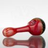 Hoffman Glass Spoon - Reticello - Red & Black view 3