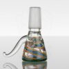 Liberty Glass Worked 14mm Slide - Clear Rainbow view 2