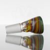 Liberty Glass Worked 14mm Slide - Grey Yellow Orange view 3