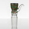 Liberty Glass Worked 18mm Slide - Rasta Sparkle view 1
