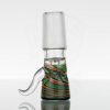 Liberty Glass Worked 18mm Slide - Rasta Sparkle view 2