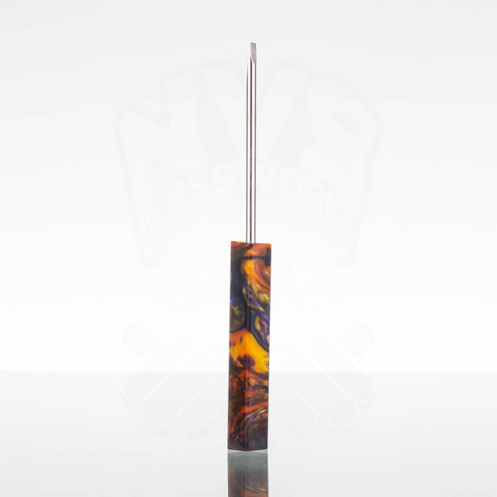 ADabaDooTools Square Tool - Orange & Purple Swirl