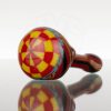 Hoffman Glass Spoon - Checker - Red Yellow Blue view 1