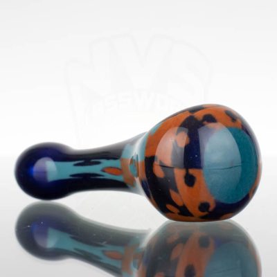 Hoffman Glass Spoon - Puzzle Piece - Blue & Orange