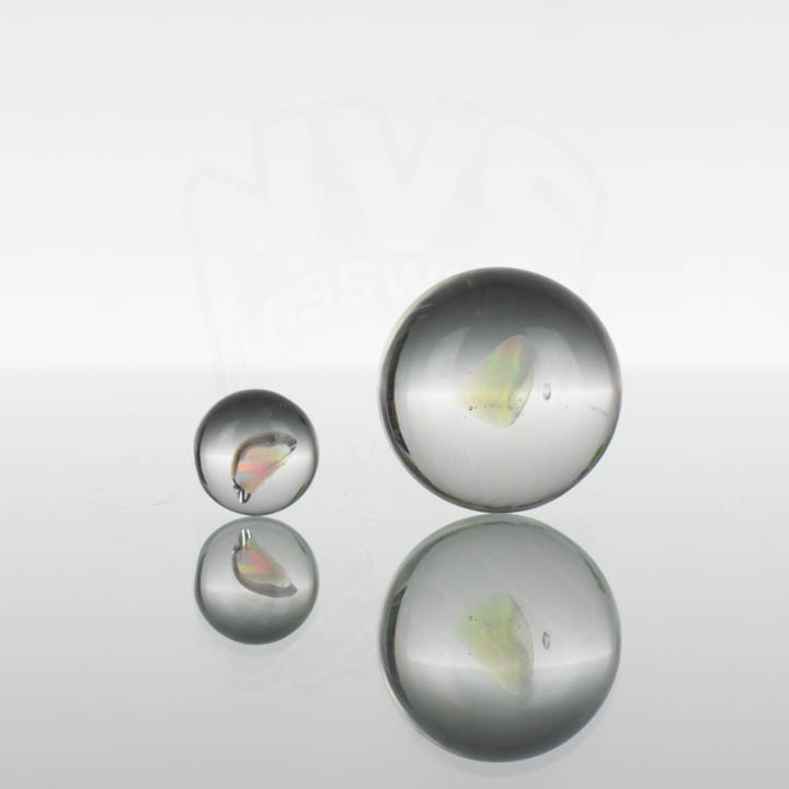Ruby Pearl Co - Opal Slurper Marble Set - Pink & White