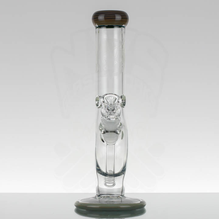 HVY Mini Bent Straight w Color Lip - Brown Blue Swirl