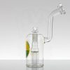 Zob Large 8 Arm Bubbler - Yellow + Green Checkered view 4