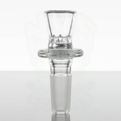 Blazing Blue Honeycomb 14mm Slide - Clear