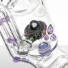 OJ Flame - Puffco Disc Recycler - Bird Pop Wig Wag Purple Lollipop view 4