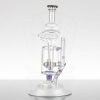 OJ Flame - Puffco Disc Recycler - Bird Pop Wig Wag Purple Lollipop view 2
